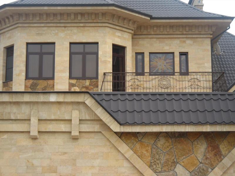 Преимущества дагестанского камня для облицовки фасадов домов