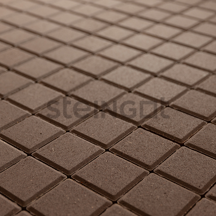 Тротуарная плитка квадрат 60 мм (под заказ) серая, черная, белая,  темно-коричневая