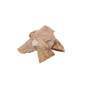 Плитняк песчаник Дракон желто-коричневый толщина камня 20-30 мм
